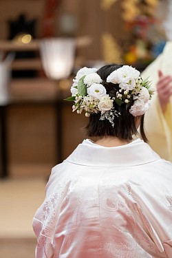 白無垢花嫁様